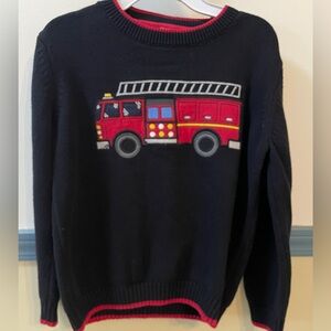 Sz 7 Gymboree Firetruck sweater